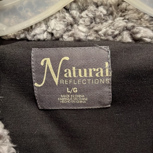 Natural reflections marled gray cozy vest - Picture 3 of 5